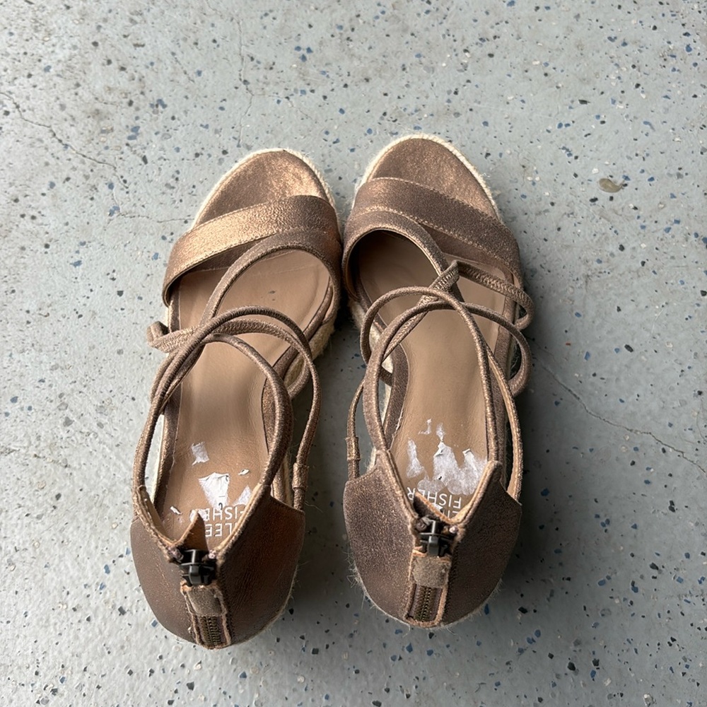 NWOT Eileen Fisher wedged espadrille